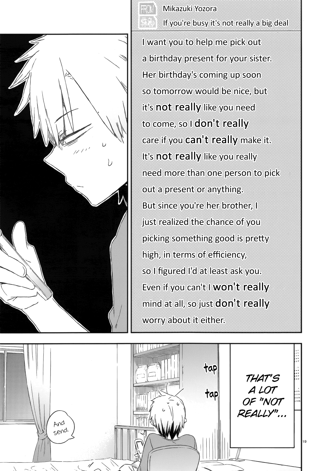 Boku wa Tomodachi ga Sukunai Chapter 41 page 16 - Chapter 41: Birthday