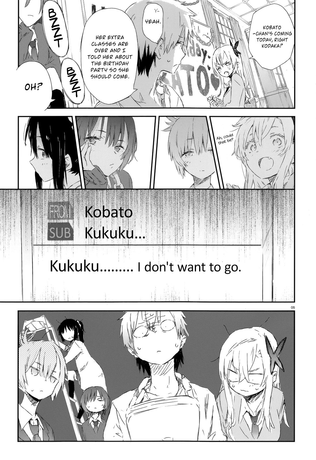 Boku wa Tomodachi ga Sukunai Chapter 43 page 5 - Chapter 43: Birthday Party