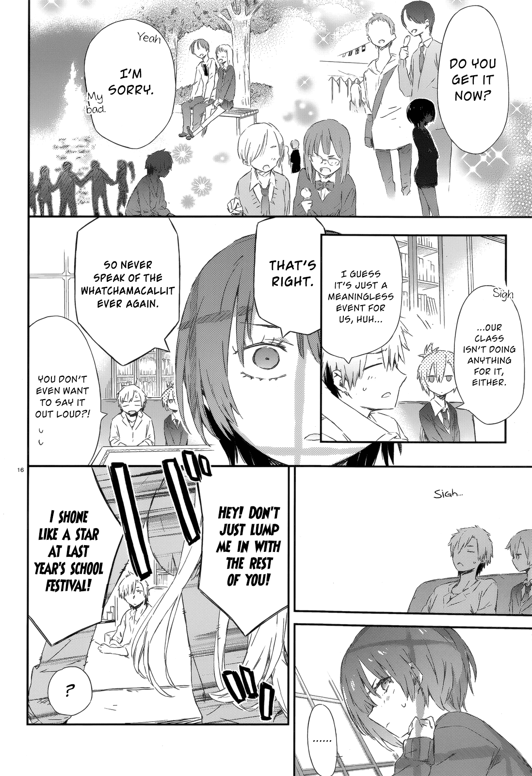 Boku wa Tomodachi ga Sukunai Chapter 44 page 16 - Chapter 44: What He Had Already Realized