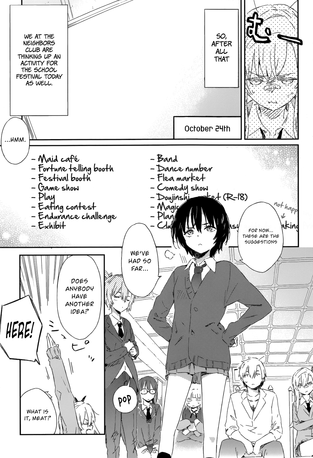 Boku wa Tomodachi ga Sukunai Chapter 46 page 3 - Chapter 46: 3rd Committee to Decide on a School Festival Activity
