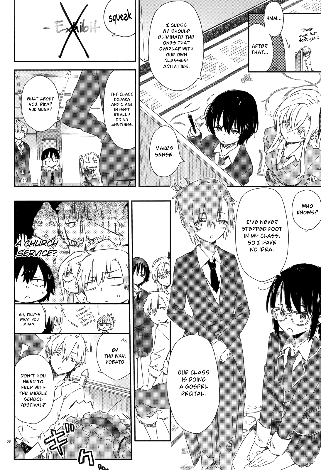 Boku wa Tomodachi ga Sukunai Chapter 46 page 8 - Chapter 46: 3rd Committee to Decide on a School Festival Activity