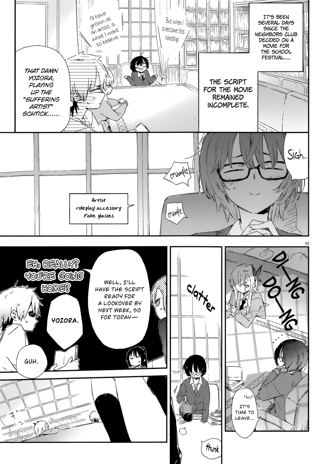 Boku wa Tomodachi ga Sukunai Chapter 47 page 3 - Chapter 47: Is this a date? No, it's a battlefield flag.