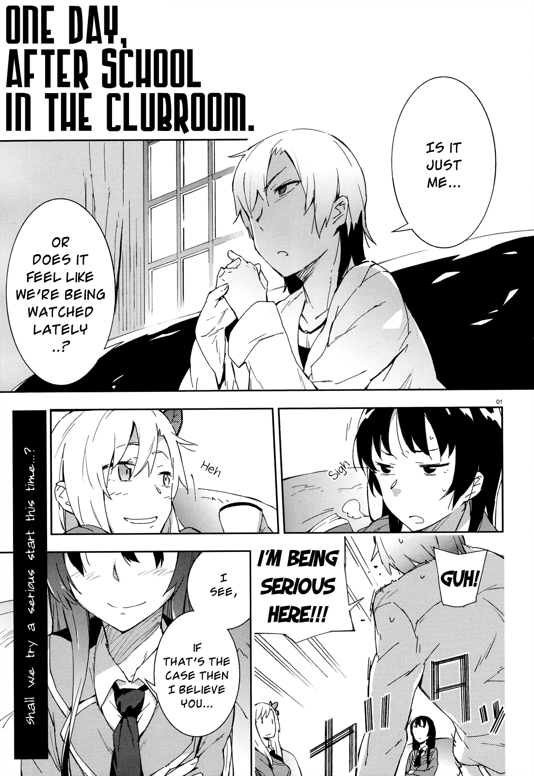 Boku wa Tomodachi ga Sukunai Chapter 5 page 1 - Chapter 5: One Day, After School in the Clubroom