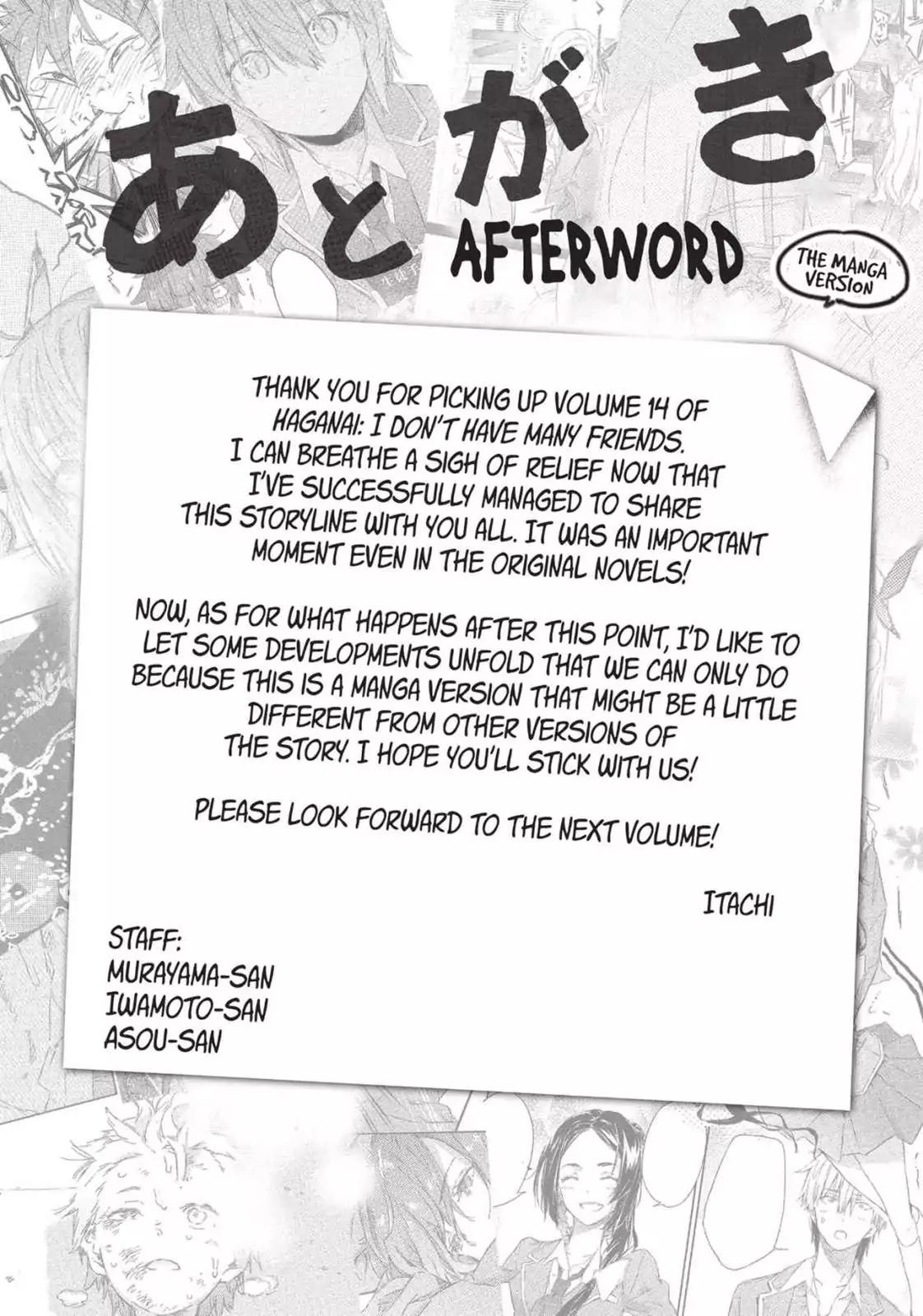 Boku wa Tomodachi ga Sukunai Chapter 64 page 64 - Chapter 64: The Prologue Ends / Hasegawa Kodaka Becomes The Protagonist