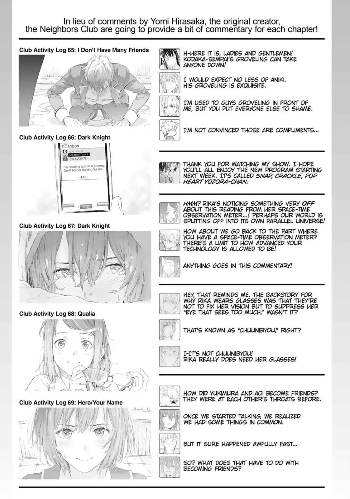 Boku wa Tomodachi ga Sukunai Chapter 69 page 41 - Chapter 69: Hero/Your Name