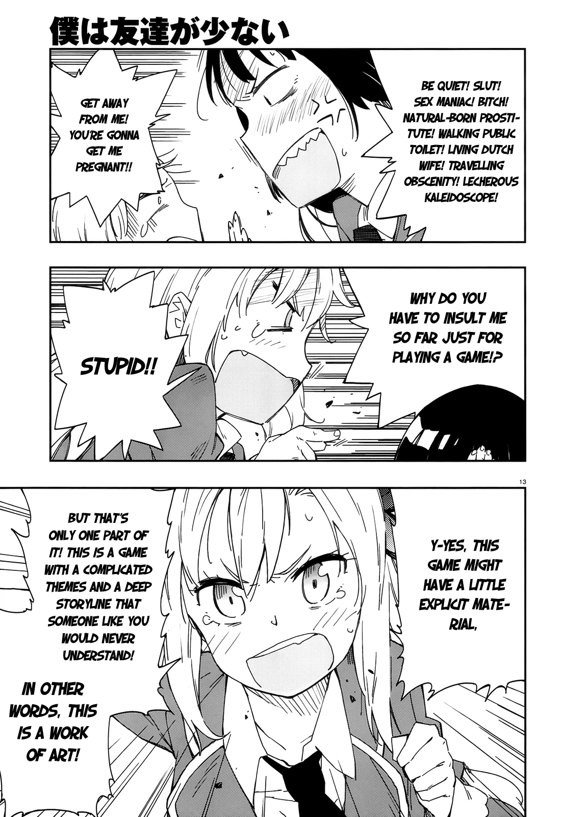 Boku wa Tomodachi ga Sukunai Chapter 7 page 13 - Chapter 7: Upon the Dirtied Sorrow