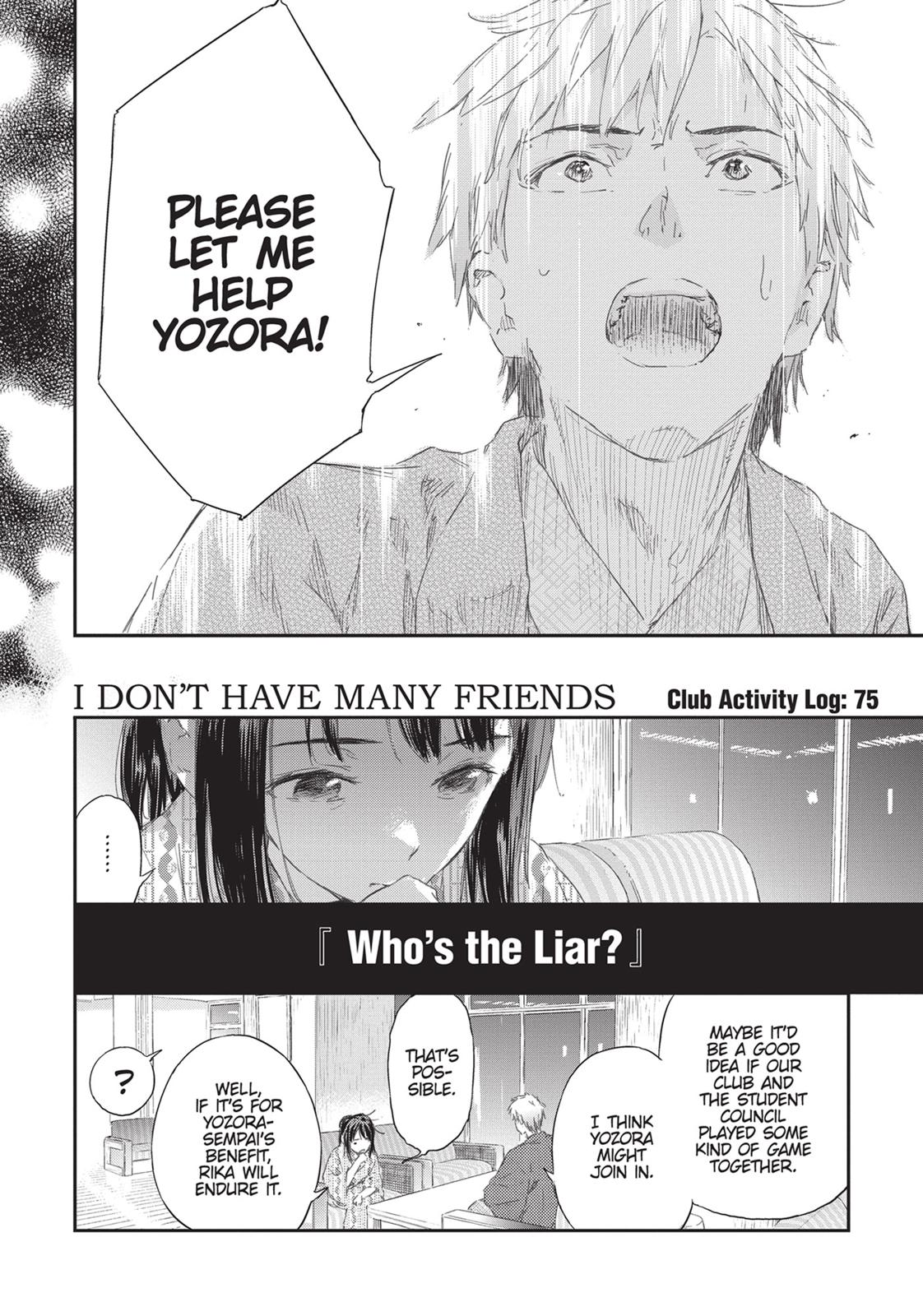 Boku wa Tomodachi ga Sukunai Chapter 75 page 27 - Chapter 75