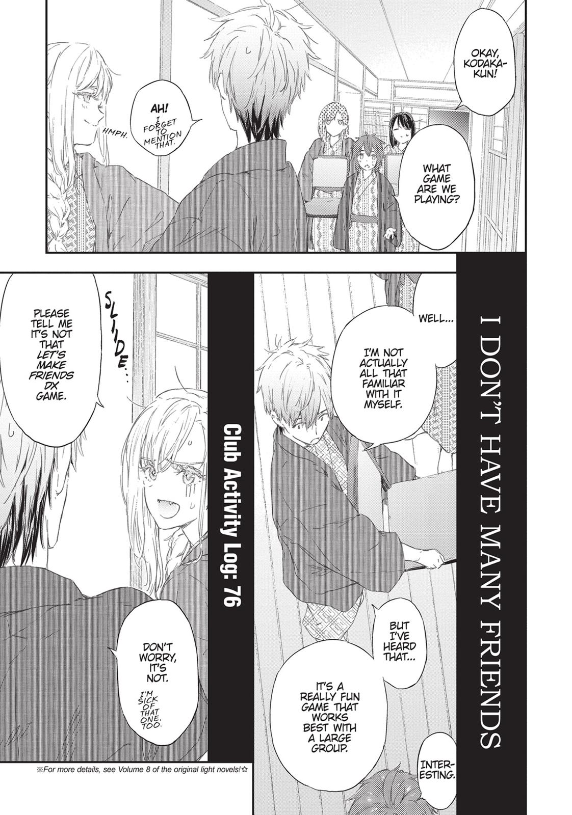 Boku wa Tomodachi ga Sukunai Chapter 76 page 8 - Chapter 76