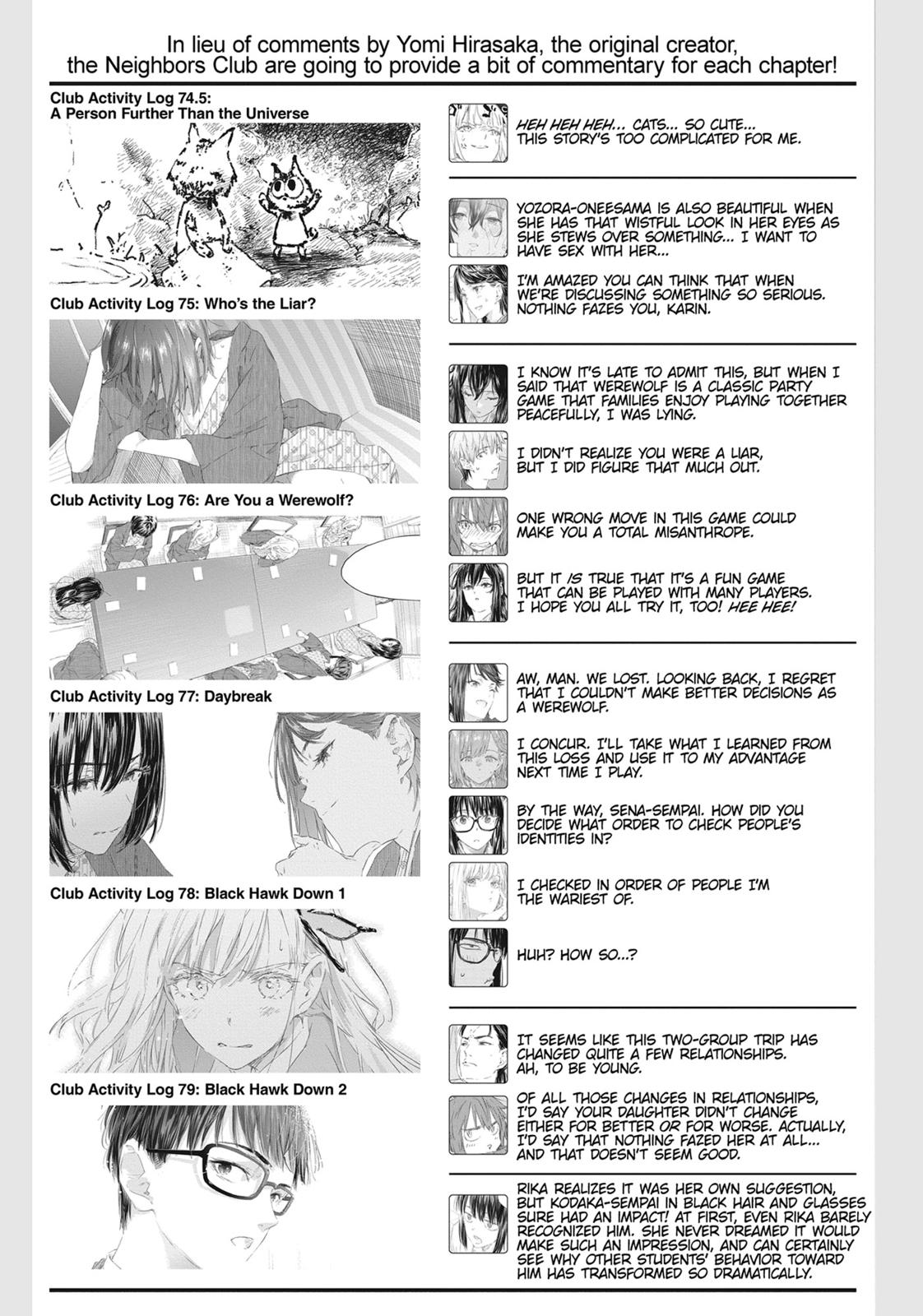 Boku wa Tomodachi ga Sukunai Chapter 79 page 29 - Chapter 79