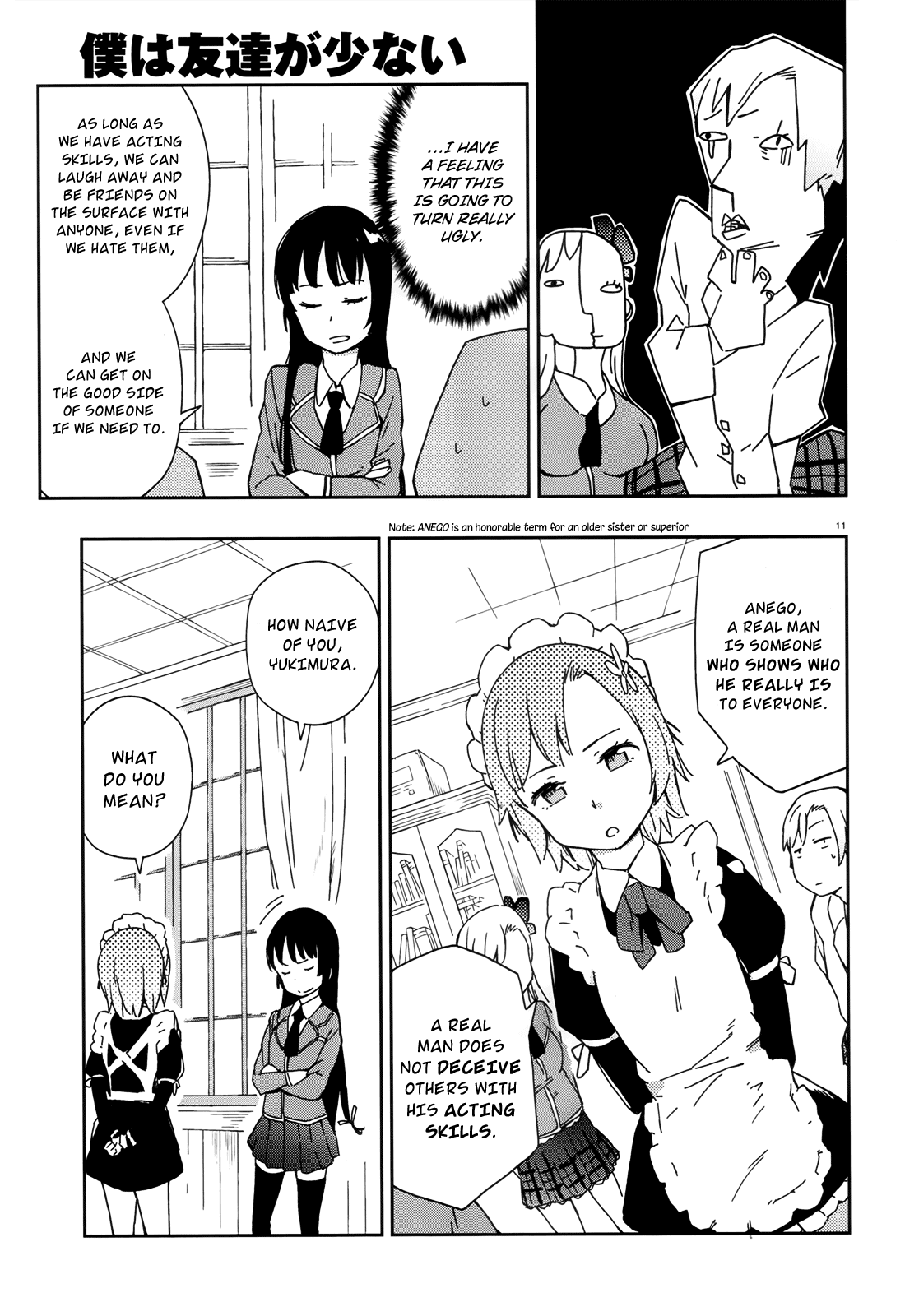 Boku wa Tomodachi ga Sukunai Chapter 8 page 11 - Chapter 8: The Legend of Momotaro