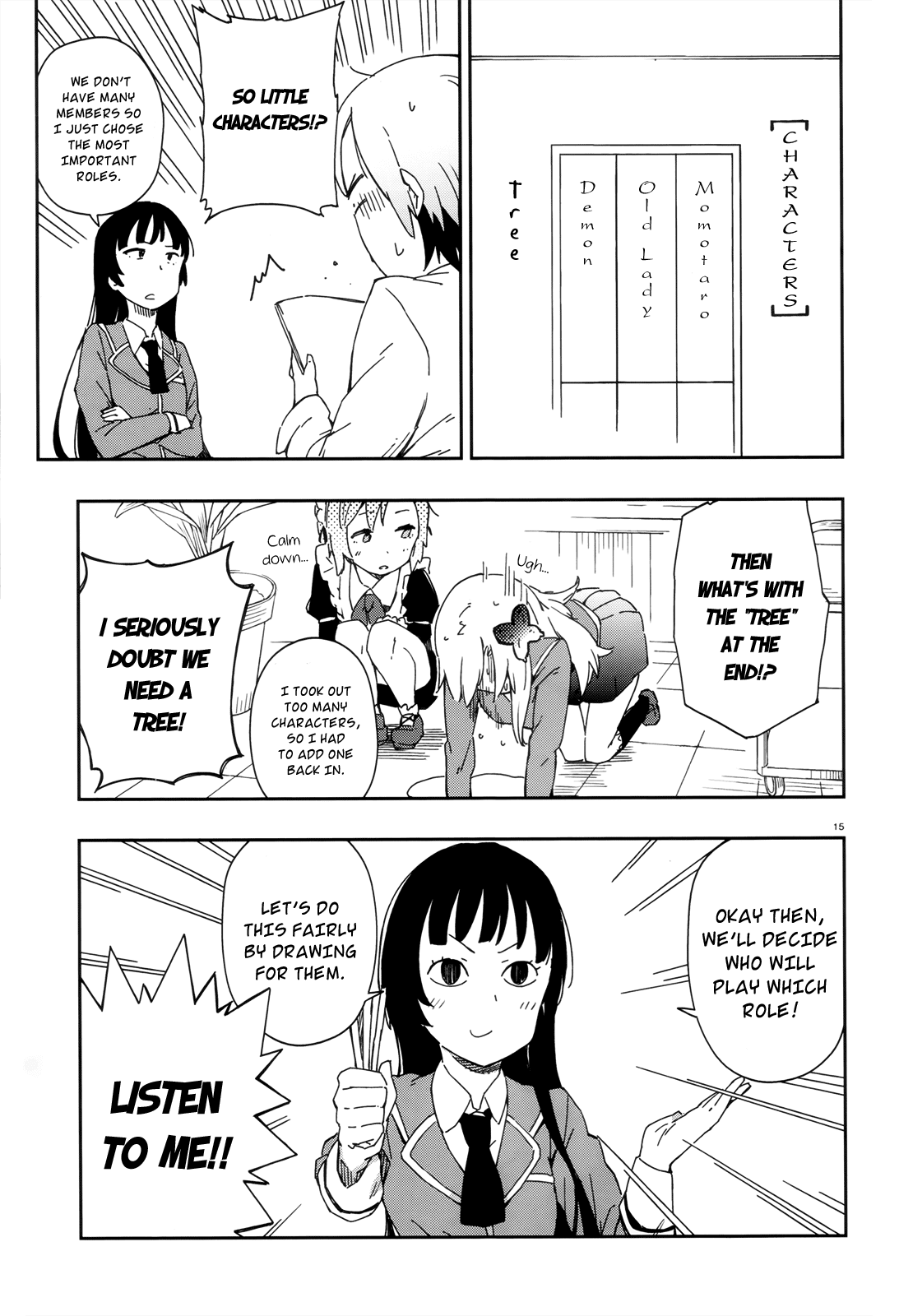 Boku wa Tomodachi ga Sukunai Chapter 8 page 15 - Chapter 8: The Legend of Momotaro