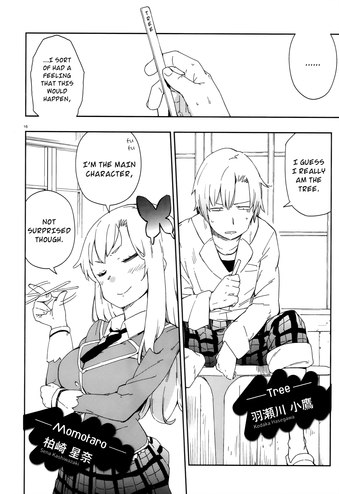 Boku wa Tomodachi ga Sukunai Chapter 8 page 16 - Chapter 8: The Legend of Momotaro