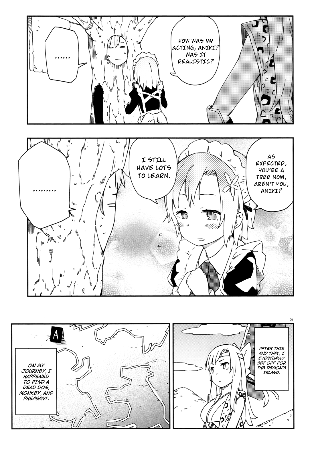 Boku wa Tomodachi ga Sukunai Chapter 8 page 21 - Chapter 8: The Legend of Momotaro