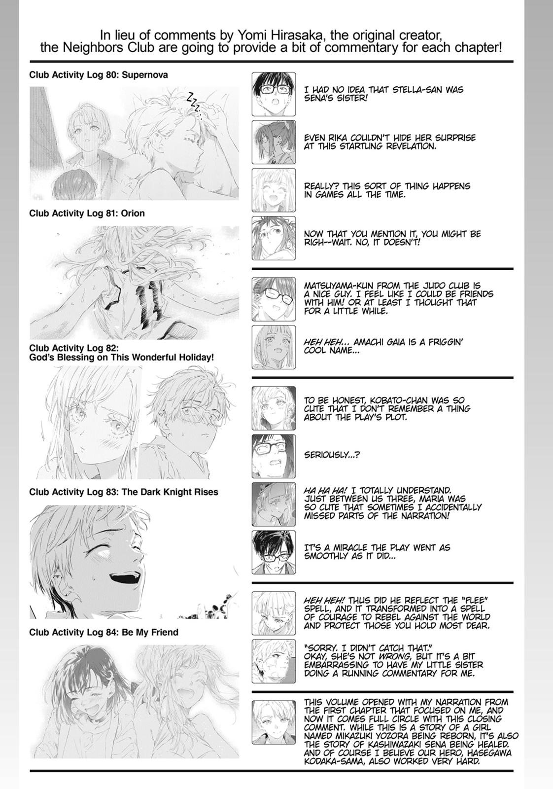 Boku wa Tomodachi ga Sukunai Chapter 84 page 28 - Chapter 84