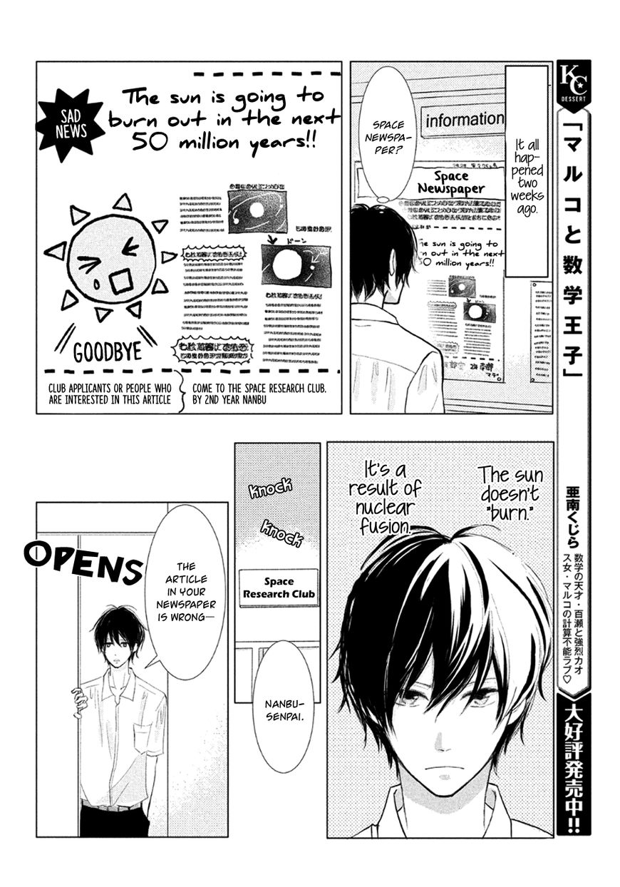 Boku wa Uchuujin ni Koi o Shita. Chapter 1 page 5 - Chapter 1 : Shock! Aliens exist?
