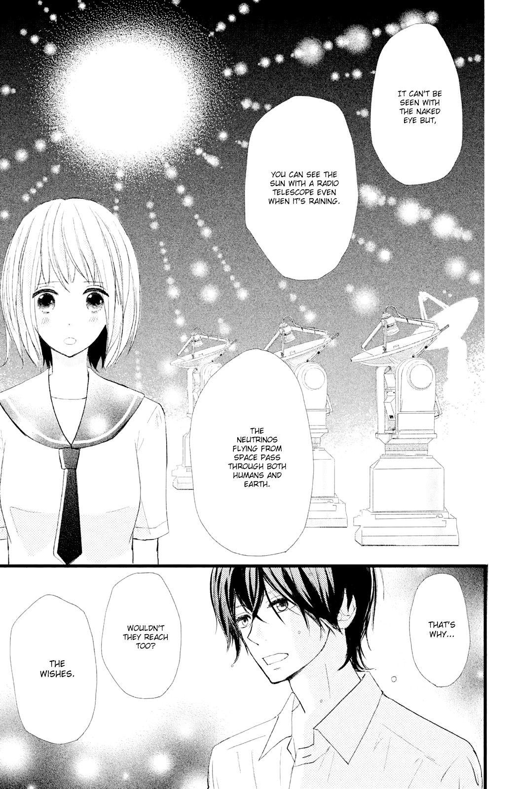 Boku wa Uchuujin ni Koi o Shita. Chapter 2 page 35 - Chapter 2: Profound mystery!! Person from Tanabata Star Festival Appears!!?
