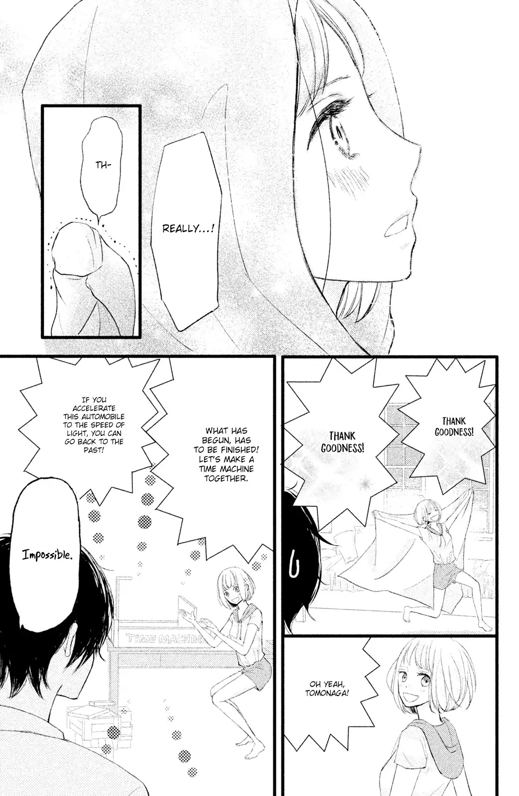 Boku wa Uchuujin ni Koi o Shita. Chapter 3 page 33 - Chapter 3: The Space Girl Who Leapt Through Time?!
