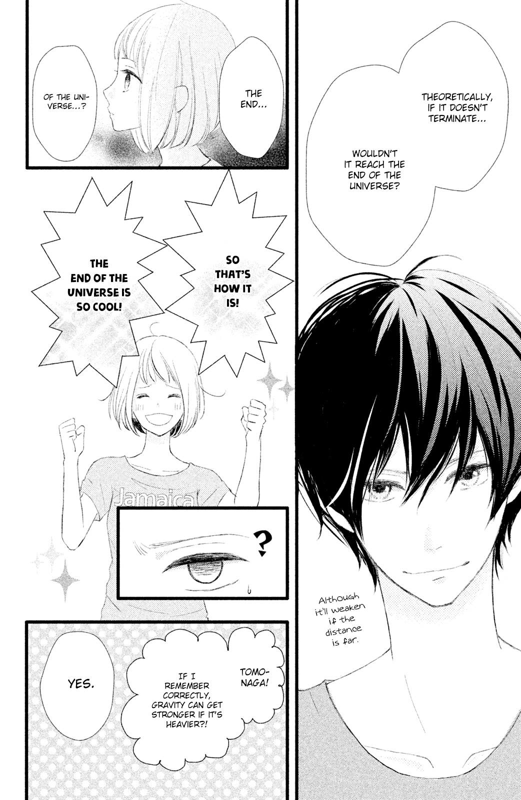 Boku wa Uchuujin ni Koi o Shita. Chapter 4 page 20 - Chapter 4: Alas!! The strength of gravity brings up love!