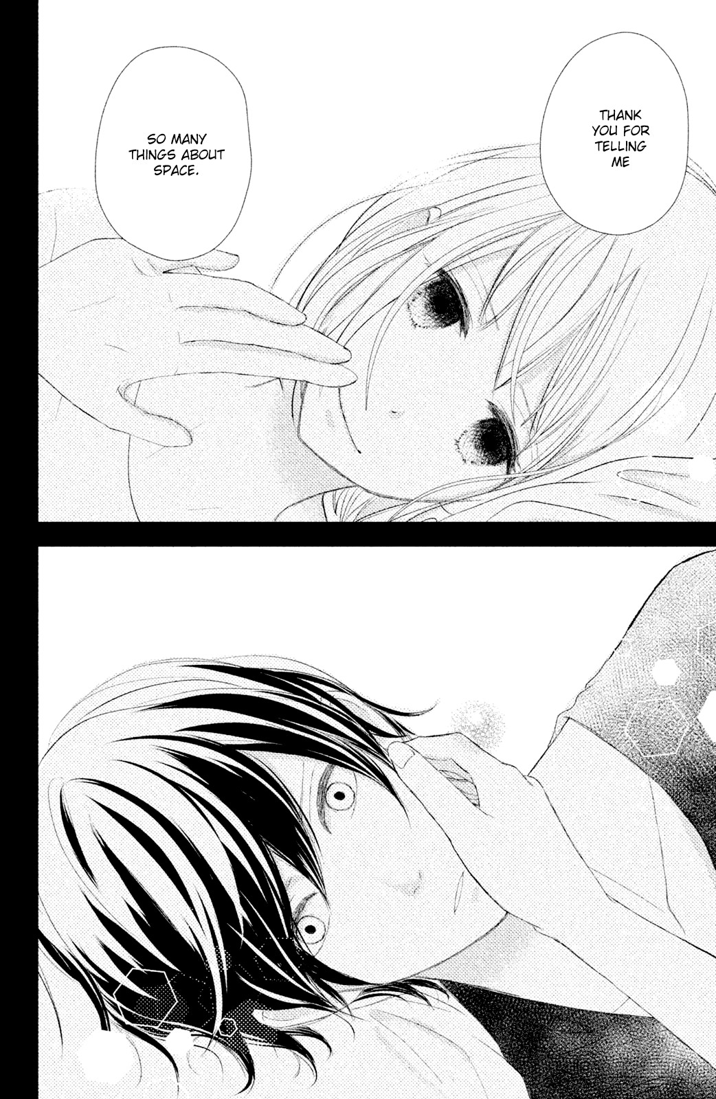 Boku wa Uchuujin ni Koi o Shita. Chapter 4 page 38 - Chapter 4: Alas!! The strength of gravity brings up love!