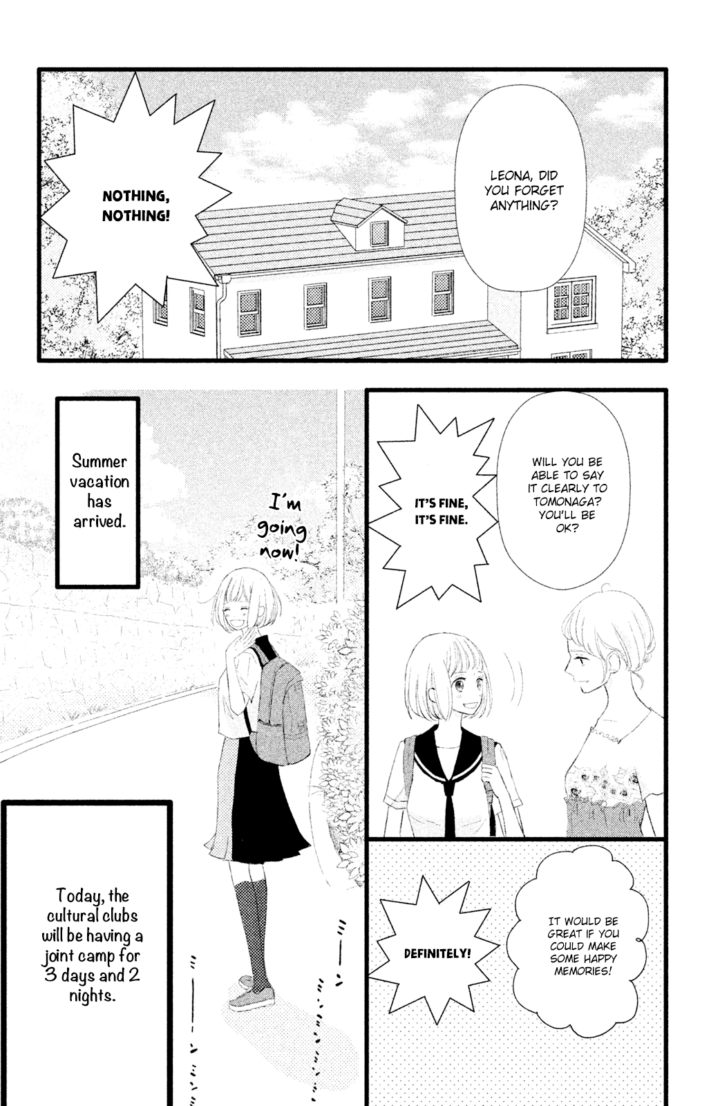 Boku wa Uchuujin ni Koi o Shita. Chapter 4 page 4 - Chapter 4: Alas!! The strength of gravity brings up love!