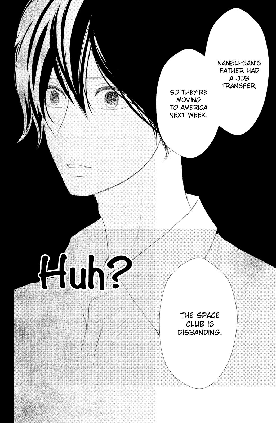 Boku wa Uchuujin ni Koi o Shita. Chapter 5 page 14 - Chapter 5: Deeply Moved! Tomonaga Shouting Love at the Edge of Earth!