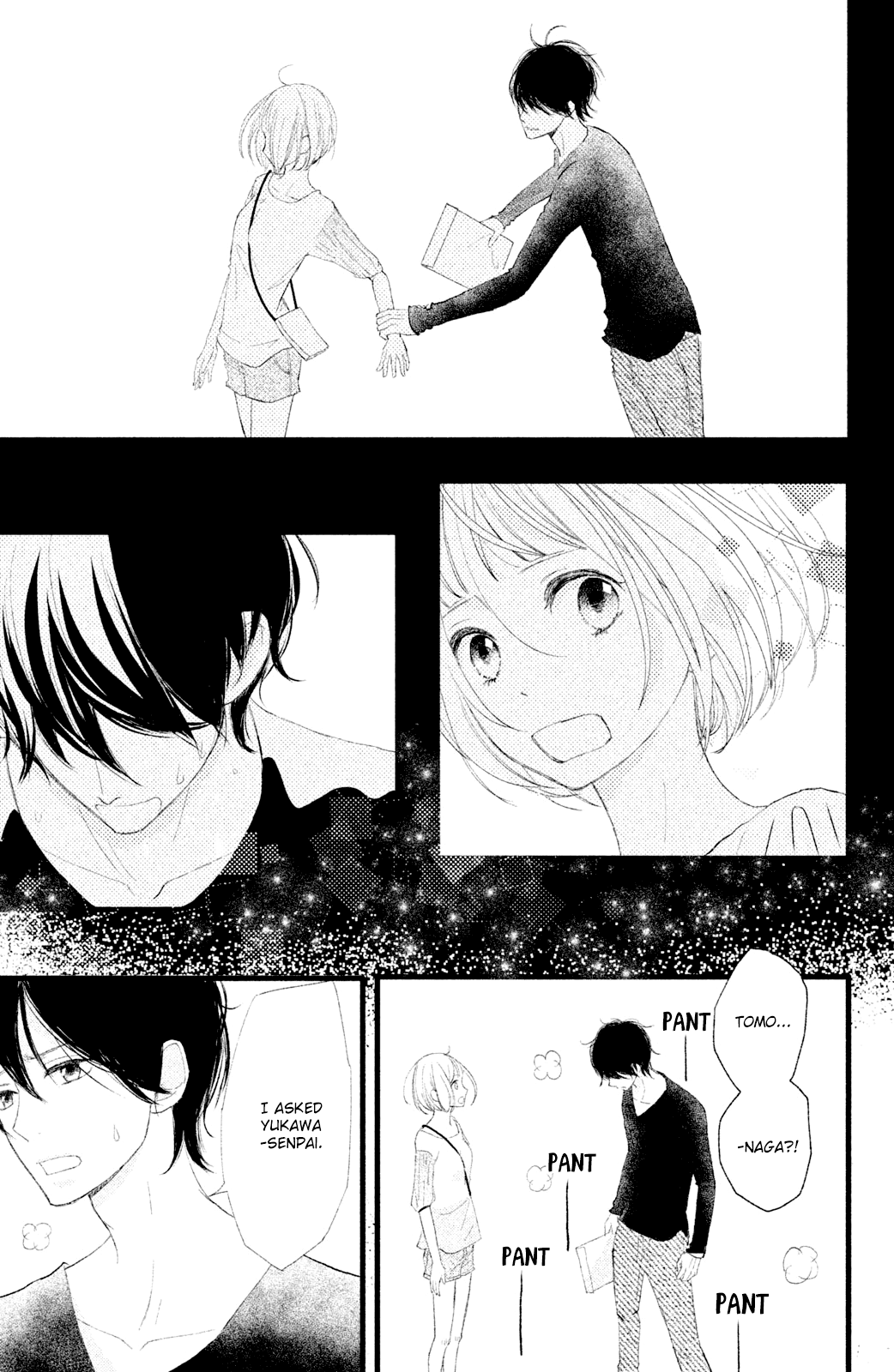 Boku wa Uchuujin ni Koi o Shita. Chapter 5 page 27 - Chapter 5: Deeply Moved! Tomonaga Shouting Love at the Edge of Earth!
