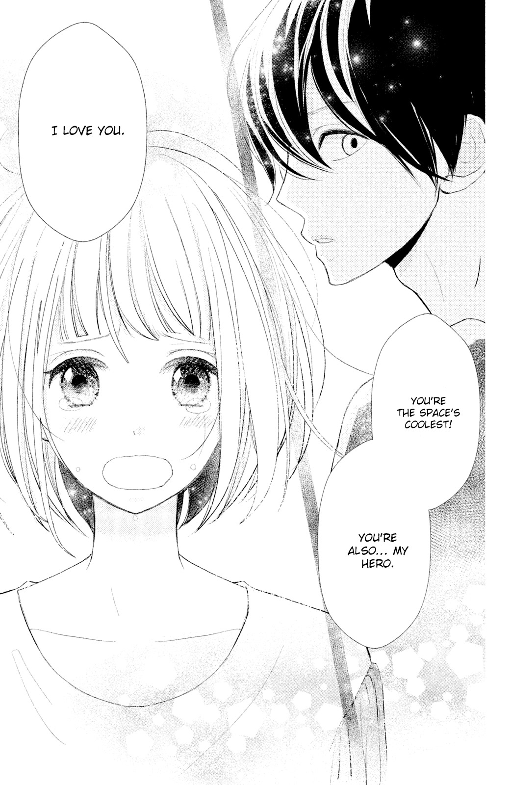 Boku wa Uchuujin ni Koi o Shita. Chapter 5 page 33 - Chapter 5: Deeply Moved! Tomonaga Shouting Love at the Edge of Earth!