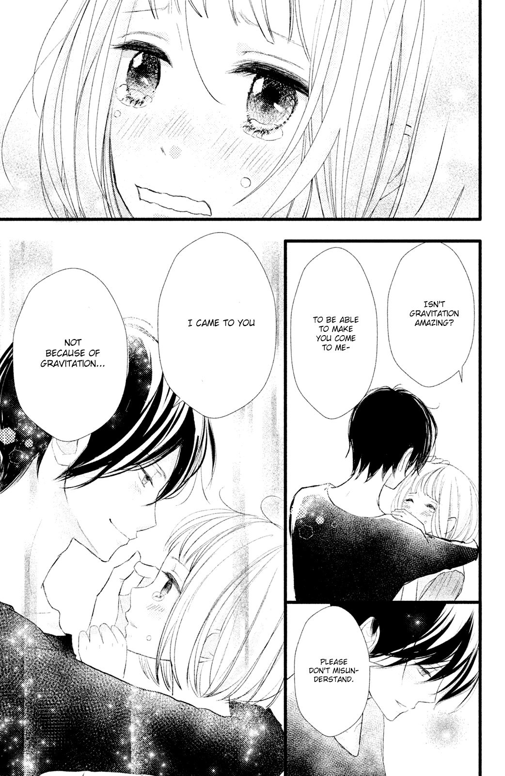Boku wa Uchuujin ni Koi o Shita. Chapter 5 page 35 - Chapter 5: Deeply Moved! Tomonaga Shouting Love at the Edge of Earth!