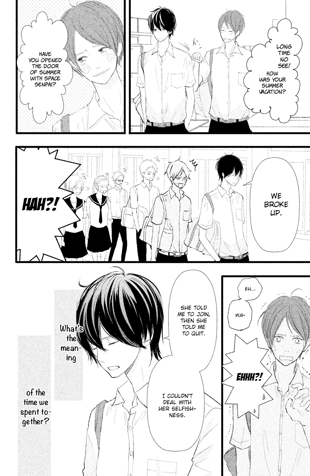Boku wa Uchuujin ni Koi o Shita. Chapter 5 page 8 - Chapter 5: Deeply Moved! Tomonaga Shouting Love at the Edge of Earth!