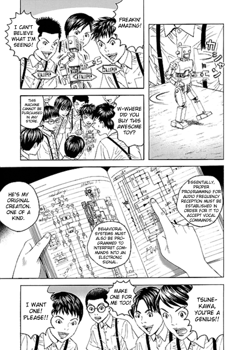 Bokura no Hikari Club Chapter 2.2 page 17 - Chapter 2 v2 : Tsunekawa☆Boy Genius