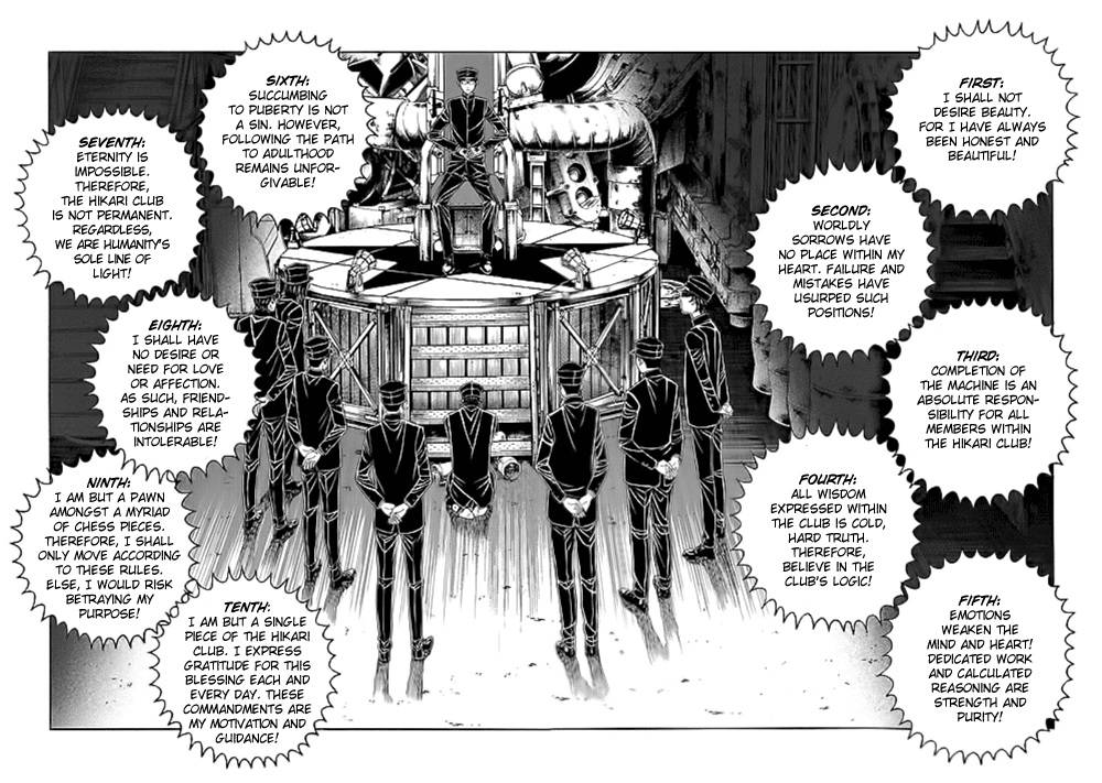 Bokura no Hikari Club Chapter 7.2 page 4 - Chapter 7 v2 : The Hikari Club's☆Ten Commandments