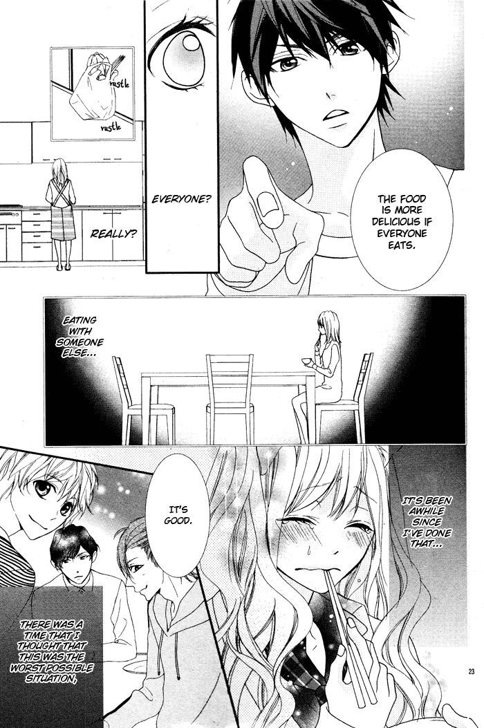 Bokura no Himitsu o Kyouyuu Shiyou ka Chapter 1 page 25 - Chapter 1: Bokura no Himitsu wo Kyouyuu Shiyou ka Japanese