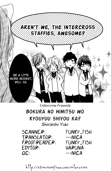 Bokura no Himitsu o Kyouyuu Shiyou ka Chapter 1 page 50 - Chapter 1: Bokura no Himitsu wo Kyouyuu Shiyou ka Japanese
