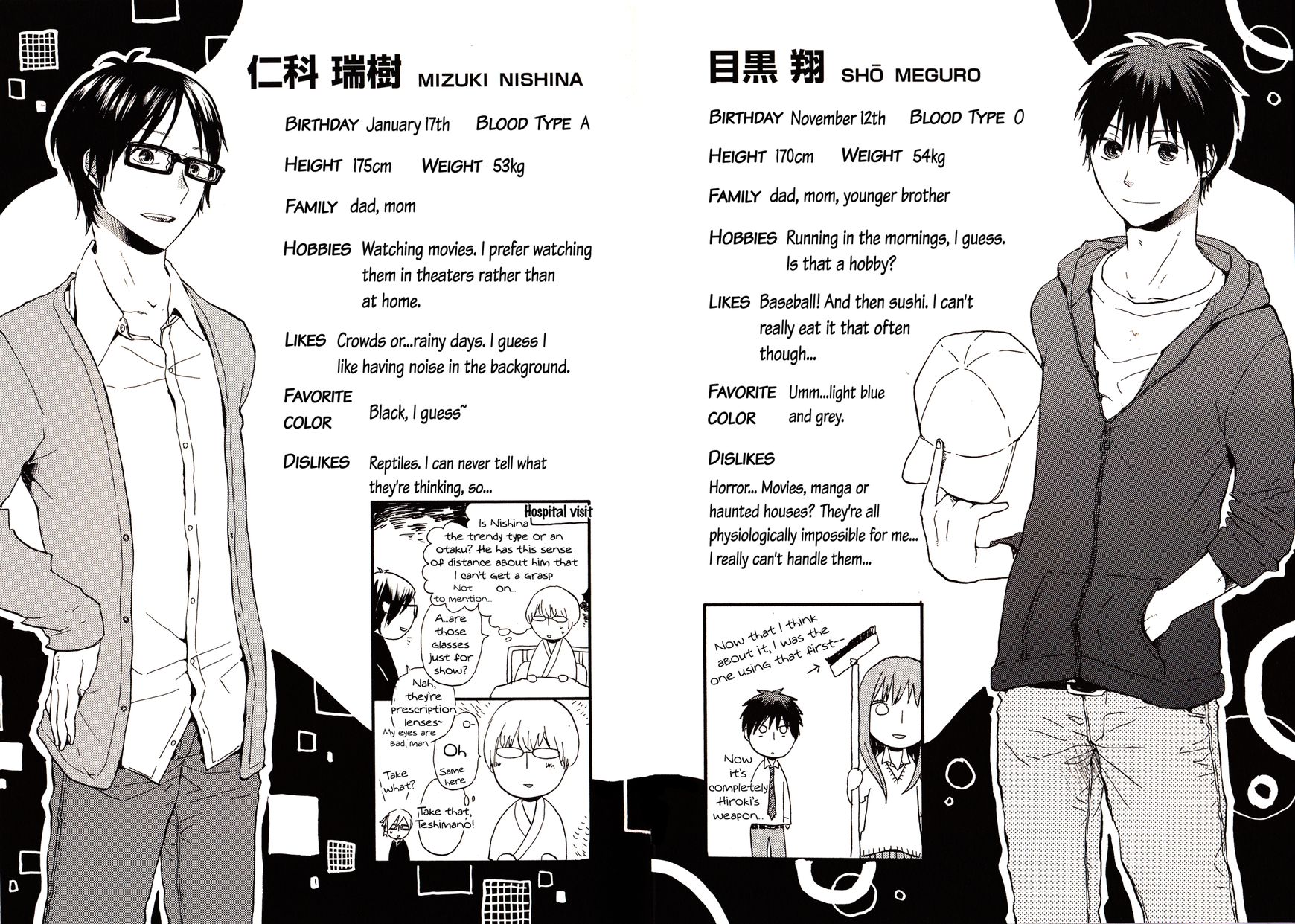 Bokura no Kiseki Chapter 21.1 page 11 - Chapter 21.1 : Special Booklet - Character Profile