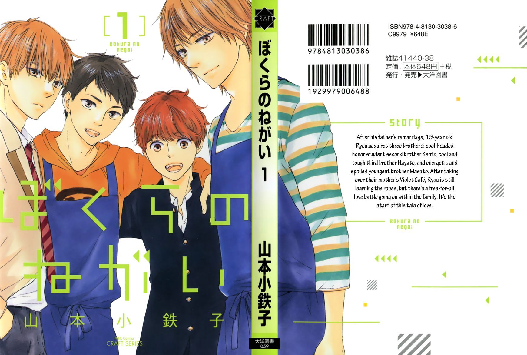Bokura no Negai Chapter 6.5 page 1 - Chapter 6.5 : The Three Longest Minutes in Hayato's Life