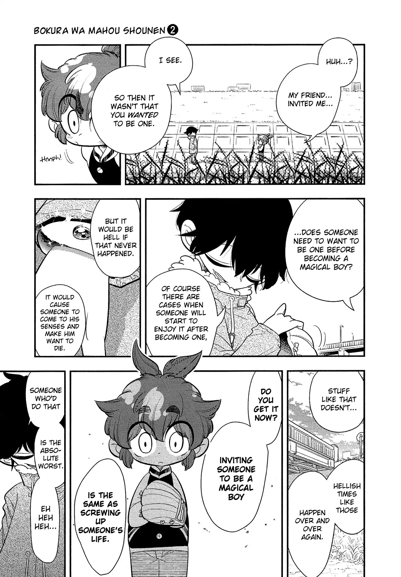 Bokura wa Mahou Shounen Chapter 11 page 18 - Chapter 11: I'm Sure You'll Come By Tomorrow, Too