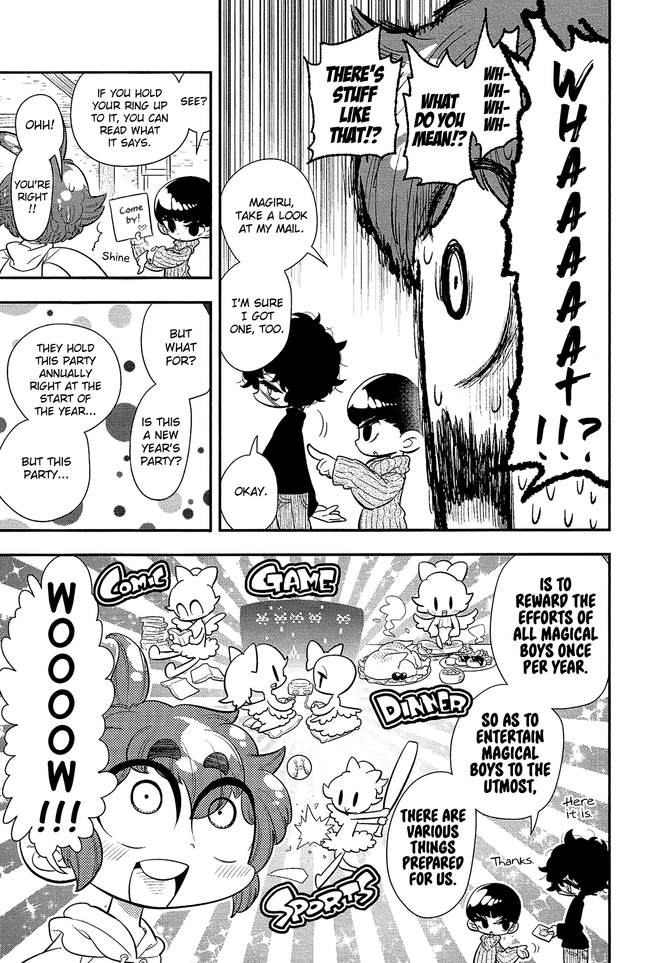 Bokura wa Mahou Shounen Chapter 12 page 4 - Chapter 12: It's an Invitation to a Party from the Land of Magic!