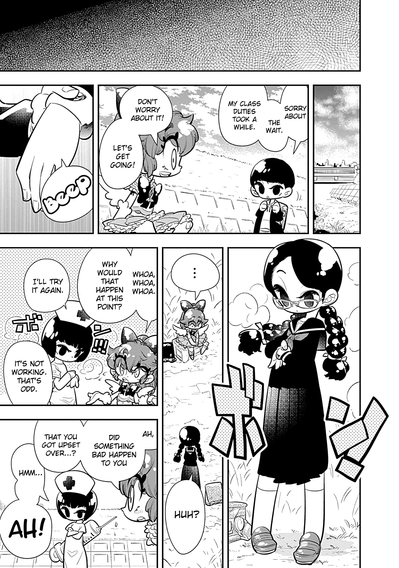 Bokura wa Mahou Shounen Chapter 13 page 10 - Chapter 13: It'll Be Okay! We'll Be Fine As Long As We're Together!