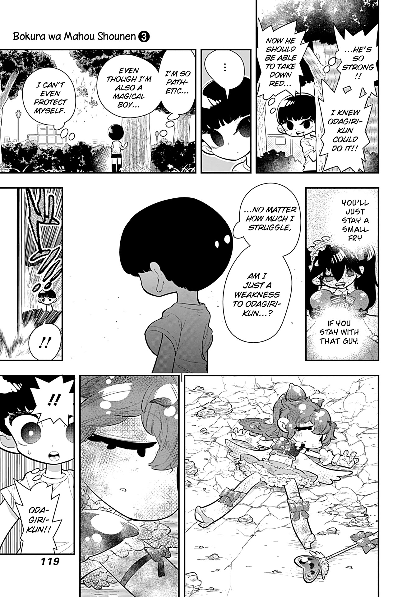 Bokura wa Mahou Shounen Chapter 16 page 17 - Chapter 16: I'm Not Handing Odagiri-kun Over to You!!! That's All!!!!