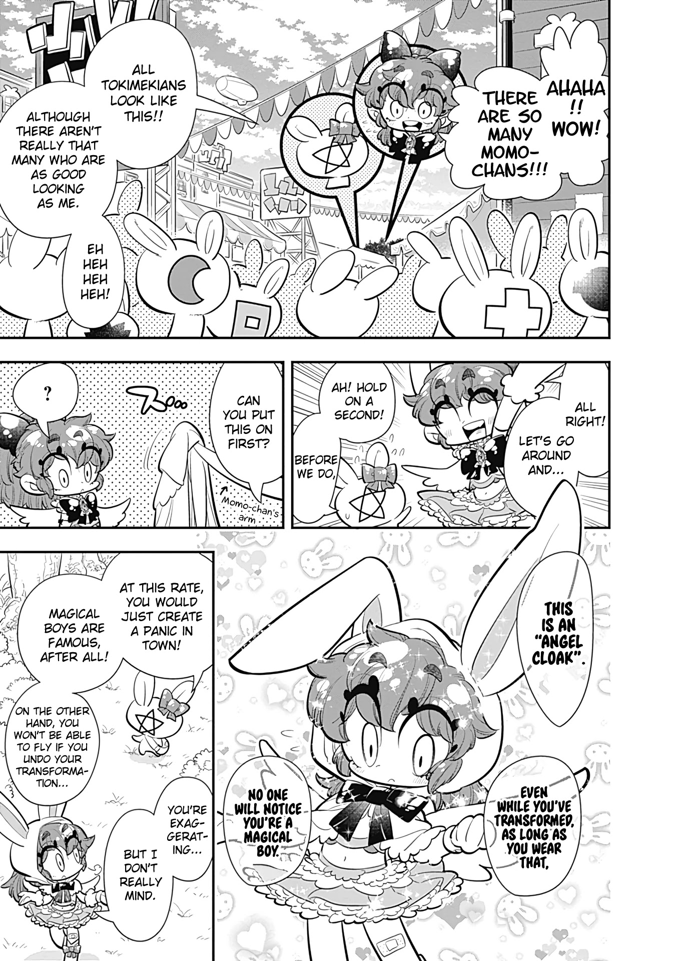 Bokura wa Mahou Shounen Chapter 17 page 11 - Chapter 17: I Wonder What's Going on with Momo-chan...