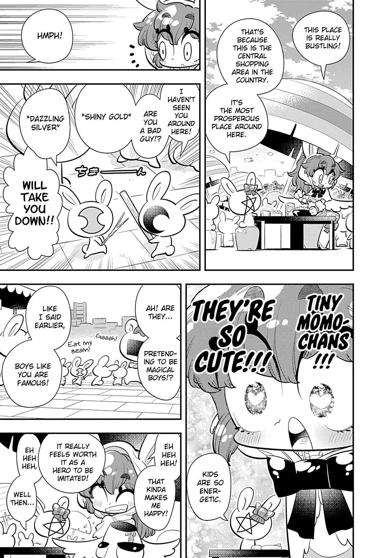 Bokura wa Mahou Shounen Chapter 17 page 13 - Chapter 17: I Wonder What's Going on with Momo-chan...