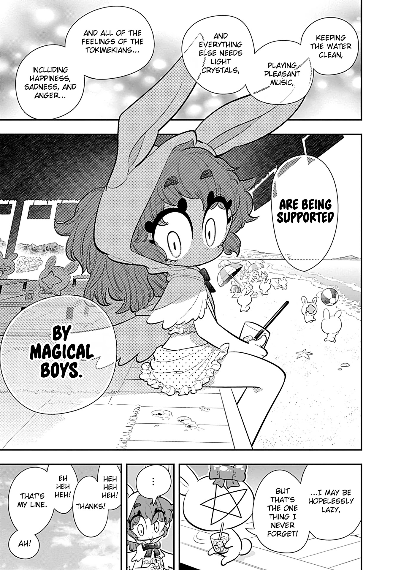 Bokura wa Mahou Shounen Chapter 17 page 17 - Chapter 17: I Wonder What's Going on with Momo-chan...