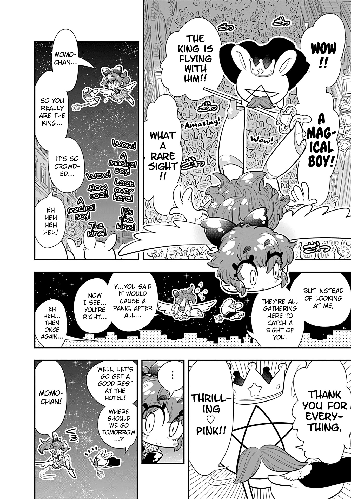 Bokura wa Mahou Shounen Chapter 17 page 28 - Chapter 17: I Wonder What's Going on with Momo-chan...