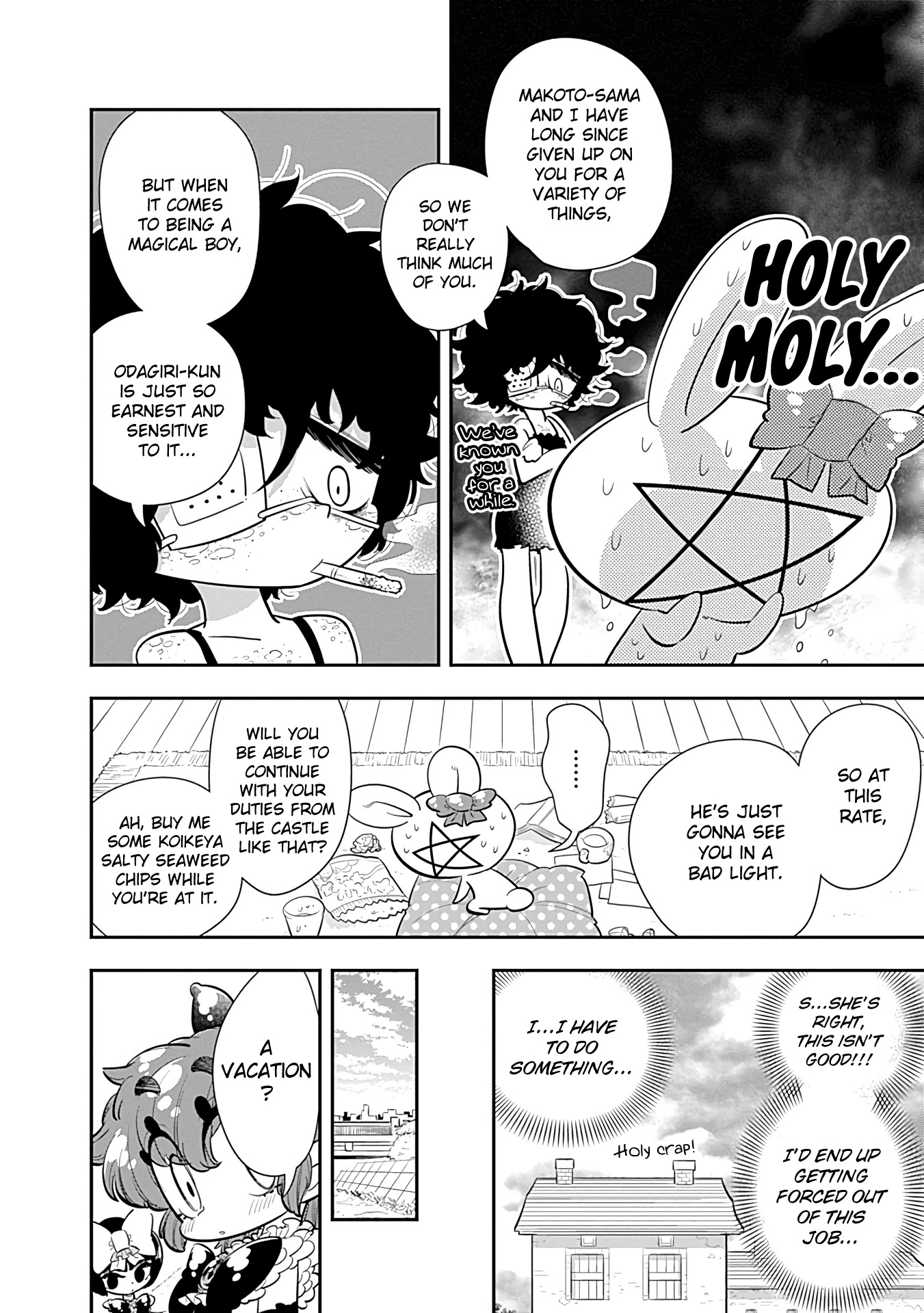 Bokura wa Mahou Shounen Chapter 17 page 4 - Chapter 17: I Wonder What's Going on with Momo-chan...
