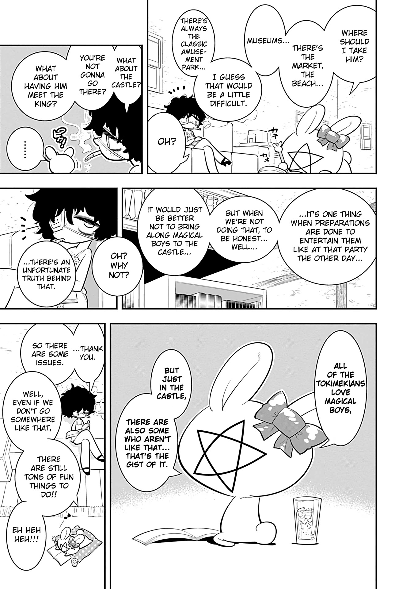 Bokura wa Mahou Shounen Chapter 17 page 7 - Chapter 17: I Wonder What's Going on with Momo-chan...