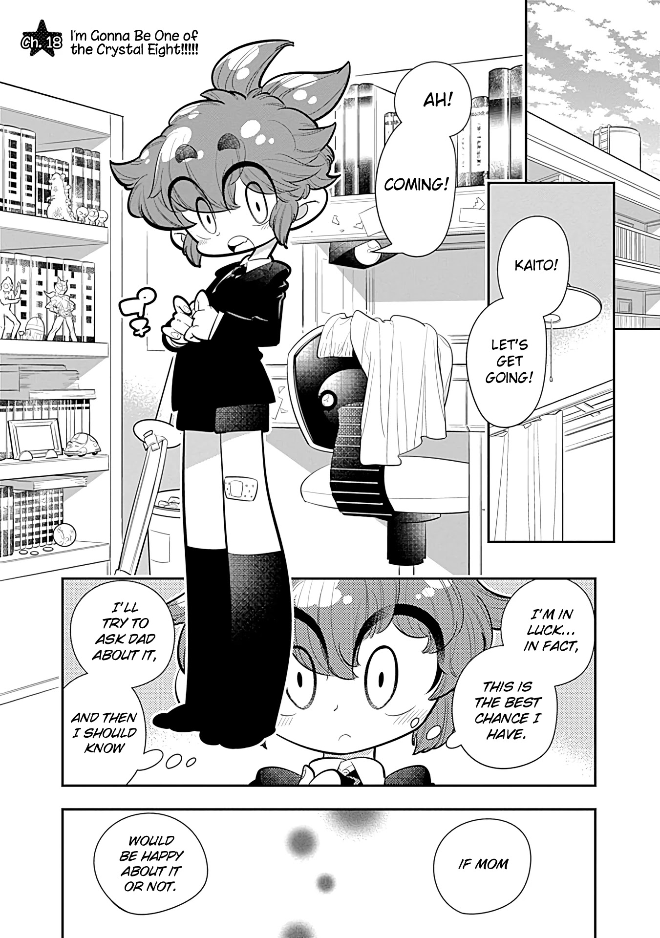 Bokura wa Mahou Shounen Chapter 18 page 1 - Chapter 18: I'm Gonna Be One of the Crystal Eight!!!!!