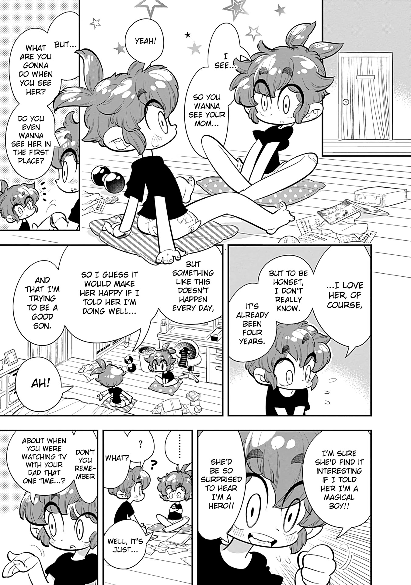 Bokura wa Mahou Shounen Chapter 18 page 13 - Chapter 18: I'm Gonna Be One of the Crystal Eight!!!!!