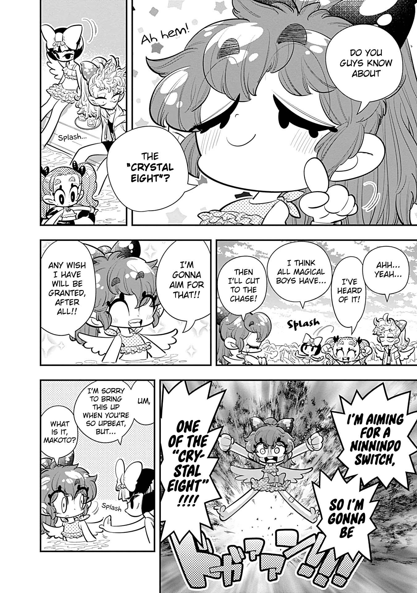 Bokura wa Mahou Shounen Chapter 18 page 4 - Chapter 18: I'm Gonna Be One of the Crystal Eight!!!!!