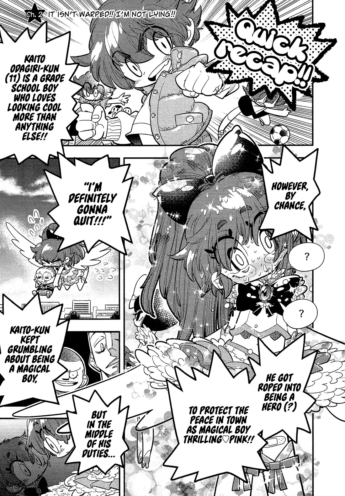 Bokura wa Mahou Shounen Chapter 2 page 2 - Chapter 2: It Isn't Warped!! I'm Not Lying!!