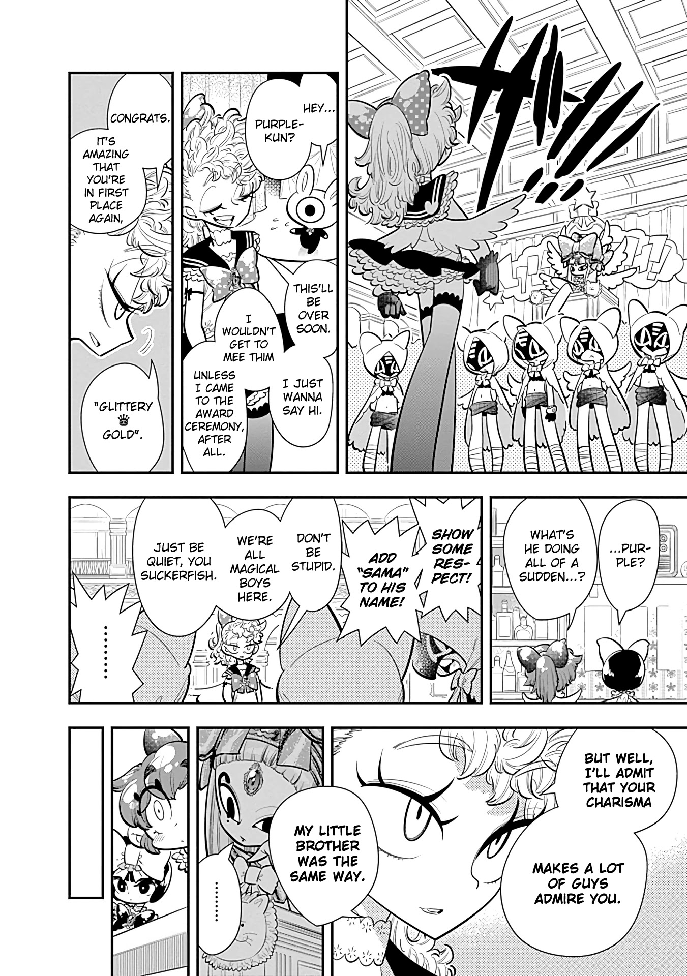 Bokura wa Mahou Shounen Chapter 20 page 10 - Chapter 20: You Don't Know Anything About Purple!!